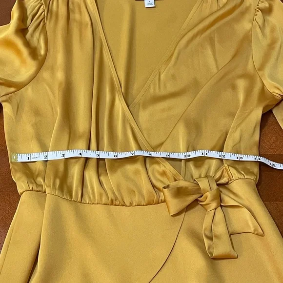 Bar III Tie-Waist Wrap Blouse Small - Picture 11 of 15